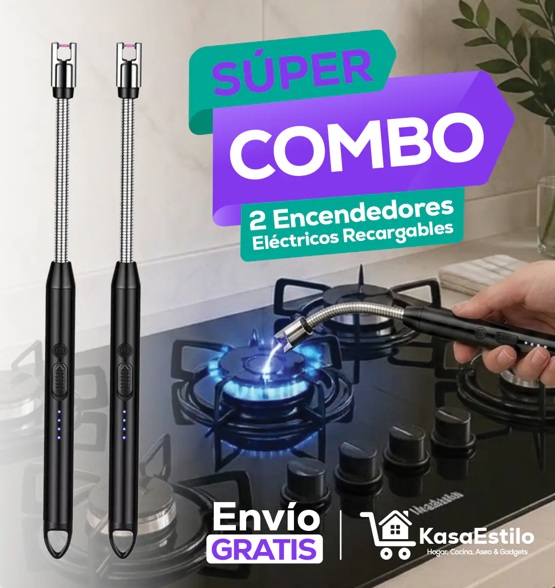 2 encendedores eléctricos recargables ENVÍO GRATIS